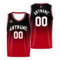Custom Basketball Jersey Personalized Stitched Team Name Number Logo Black&Red enthsush