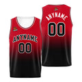 Custom Basketball Jersey Personalized Stitched Team Name Number Logo Red&Black enthsush