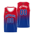 Custom Basketball Jersey Personalized Stitched Team Name Number Logo Red&Royal enthsush