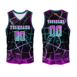 Custom Rose Purple Basketball Jersey Uniform Suit Printed Your Logo Name Number