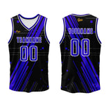 Custom Black Purple Basketball Jersey Uniform Suit Printed Your Logo Name Number