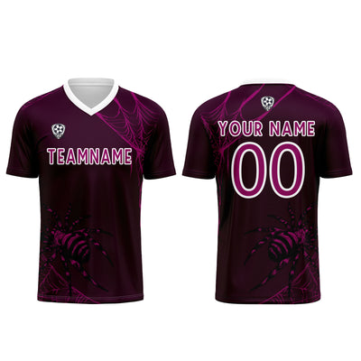 Custom Purple Jerseys for Men Women Personalized Soccer Uniforms for Adult and Kid enthsush