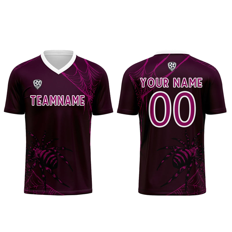 Custom Purple Jerseys for Men Women Personalized Soccer Uniforms for Adult and Kid