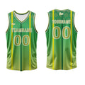 Custom Green Basketball Jersey Uniform Suit Printed Your Logo Name Number enthsush