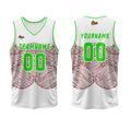 Custom White Dark Red Basketball Jersey Uniform Suit Printed Your Logo Name Number enthsush