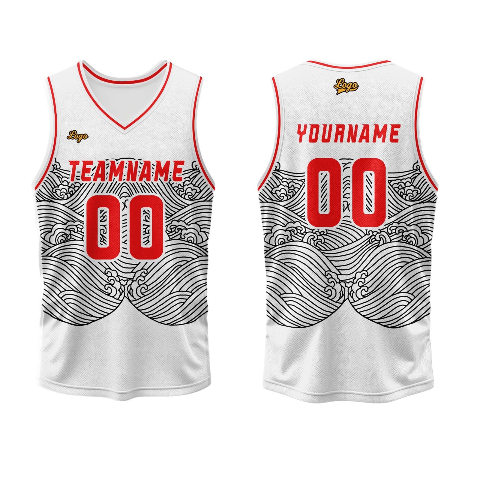 Custom White Black Basketball Jersey Uniform Suit Printed Your Logo Name Number enthsush