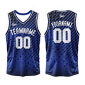 Custom Blue Basketball Jersey Uniform Suit Printed Your Logo Name Number enthsush