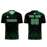 Custom Green Jerseys for Men Women Personalized Soccer Uniforms for Adult and Kid