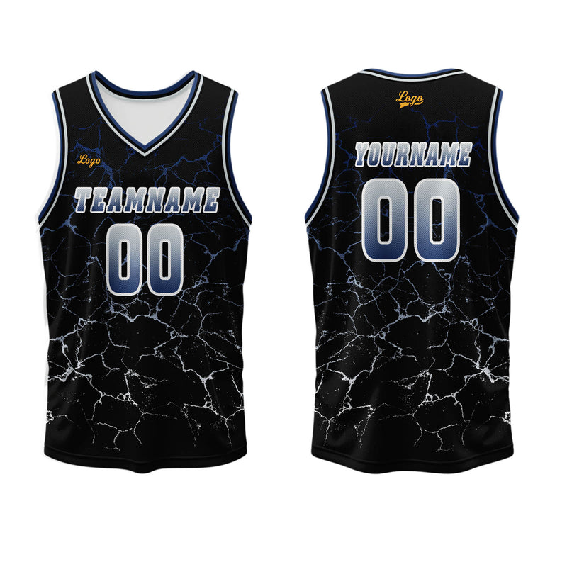 Custom Azure Basketball Jersey Uniform Suit Printed Your Logo Name Number