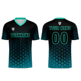 Custom Green Jerseys for Men Women Personalized Soccer Uniforms for Adult and Kid