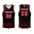 Custom Red Basketball Jersey Uniform Suit Printed Your Logo Name Number enthsush
