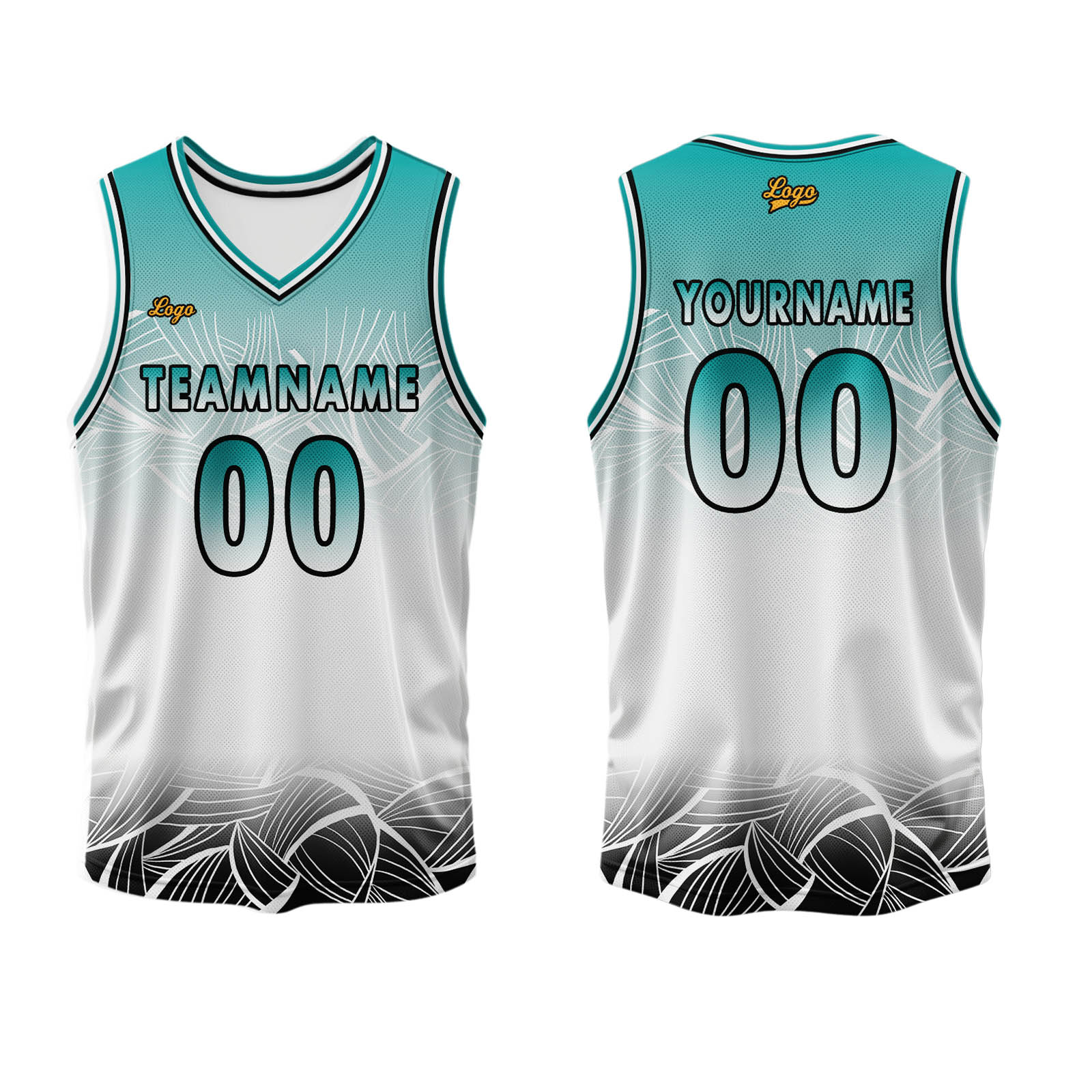 Custom Blue White Basketball Jersey Uniform Suit Printed Your Logo Name Number enthsush