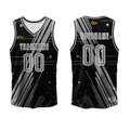 Custom Black Ash Basketball Jersey Uniform Suit Printed Your Logo Name Number enthsush