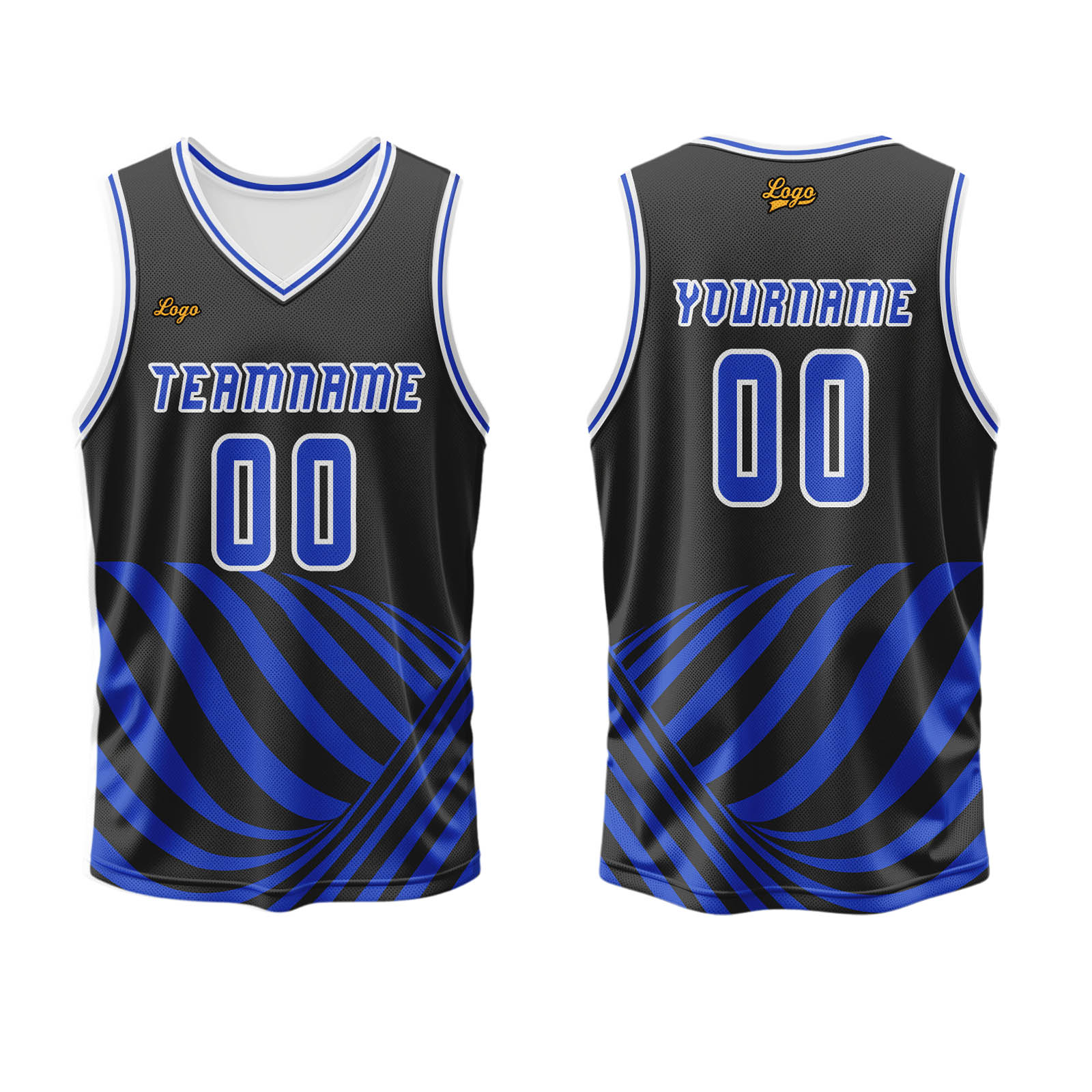 Custom Blue Basketball Jersey Uniform Suit Printed Your Logo Name Number enthsush