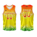 Custom Orange Yellow Basketball Jersey Uniform Suit Printed Your Logo Name Number enthsush