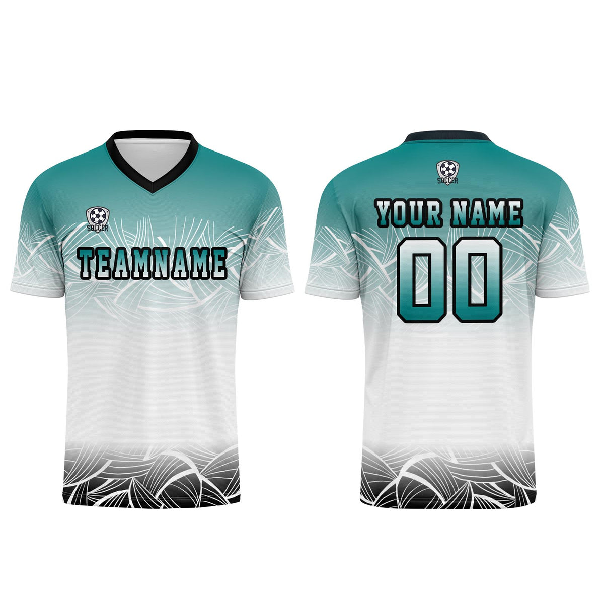 Custom White Jerseys for Men Women Personalized Soccer Uniforms for Adult and Kid enthsush
