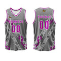 Custom Ash Powder Basketball Jersey Uniform Suit Printed Your Logo Name Number enthsush