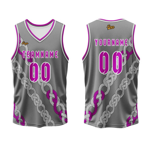 Custom Ash Powder Basketball Jersey Uniform Suit Printed Your Logo Name Number enthsush