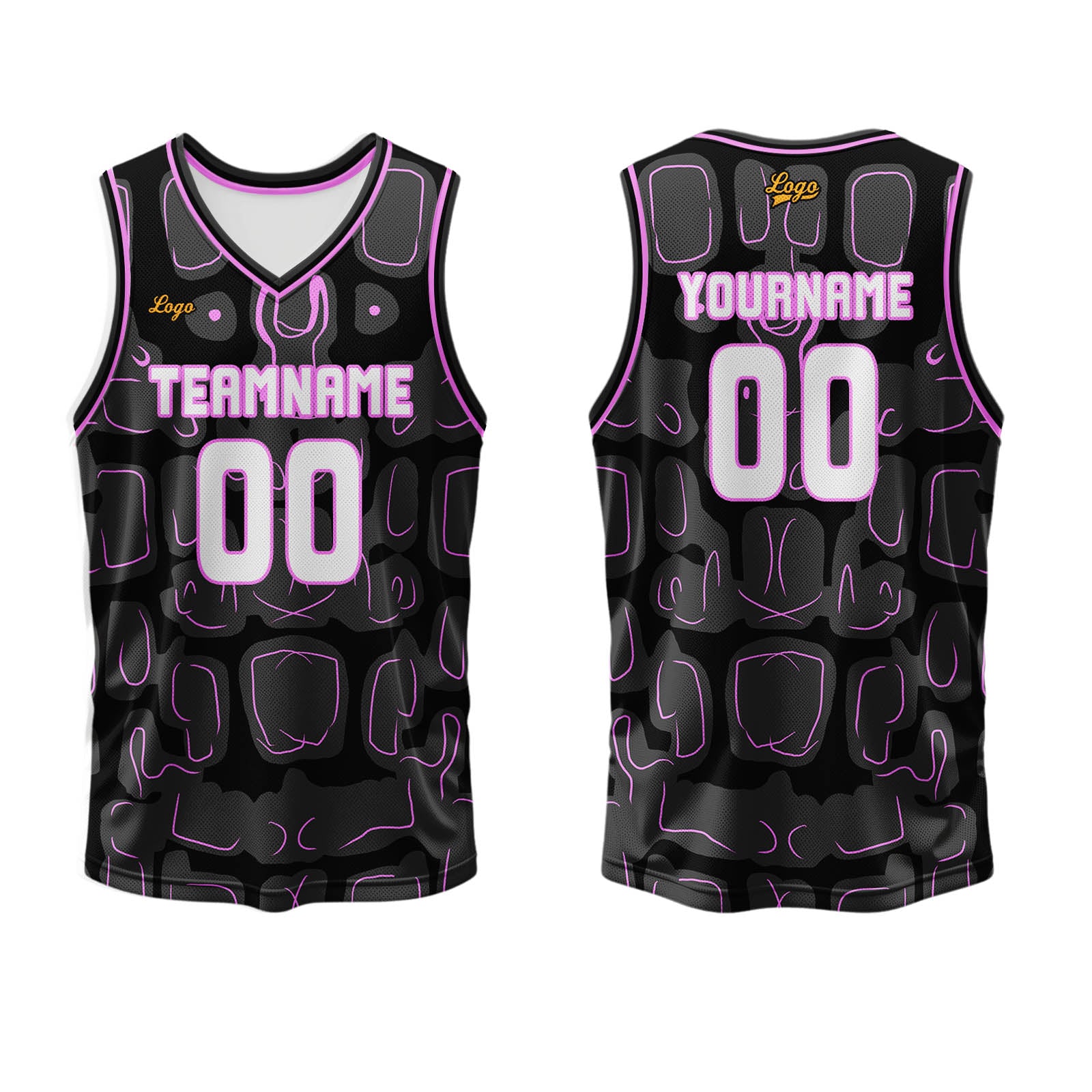 Custom Lilac Basketball Jersey Uniform Suit Printed Your Logo Name Number enthsush