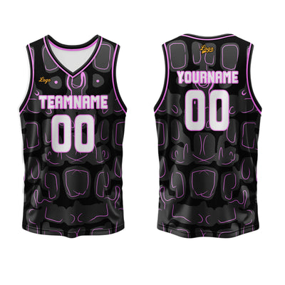 Custom Lilac Basketball Jersey Uniform Suit Printed Your Logo Name Number enthsush