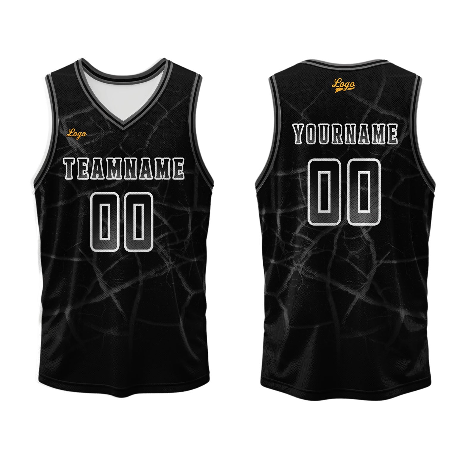 Custom Black Ash Basketball Jersey Uniform Suit Printed Your Logo Name Number enthsush
