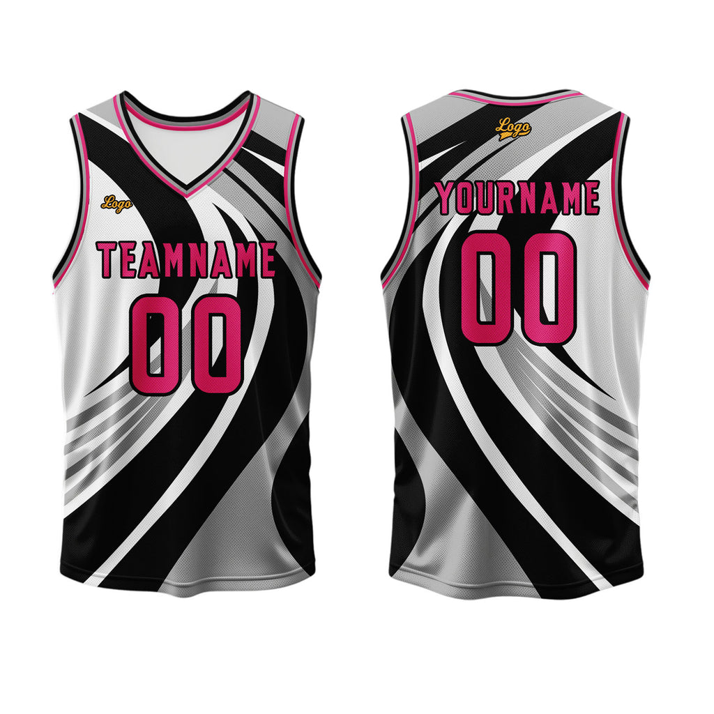 Custom Black Rose Basketball Jersey Uniform Suit Printed Your Logo Name Number enthsush