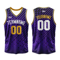 Custom Purple Basketball Jersey Uniform Suit Printed Your Logo Name Number enthsush