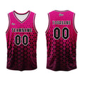 Custom Pink Black Basketball Jersey Uniform Suit Printed Your Logo Name Number enthsush