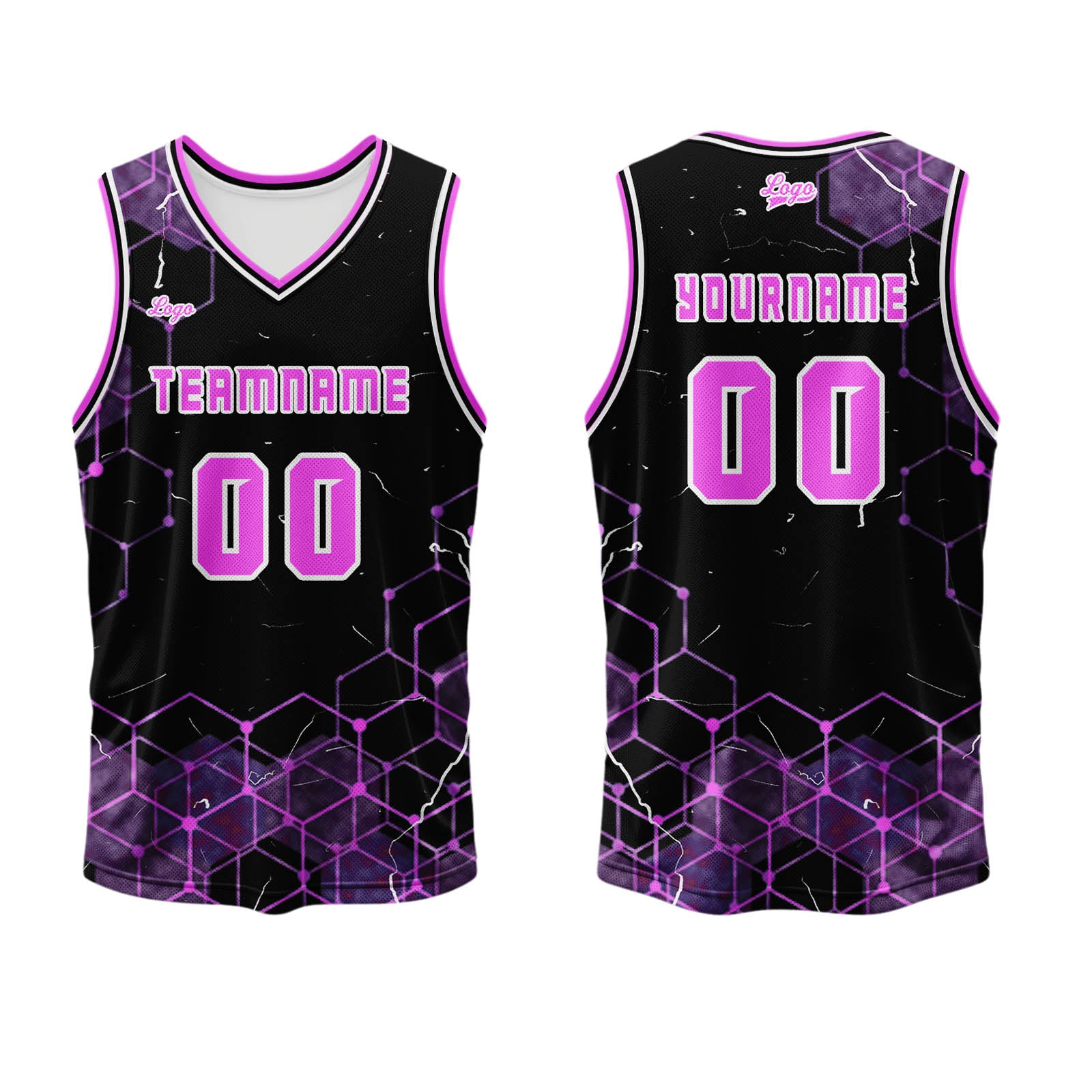 Custom Rose Basketball Jersey Uniform Suit Printed Your Logo Name Number enthsush