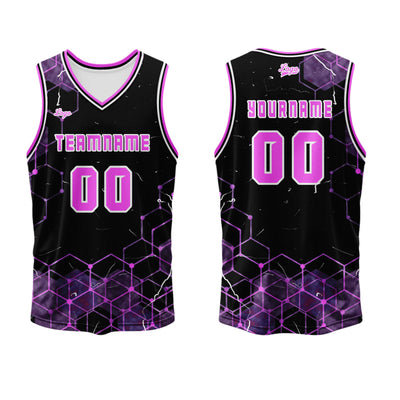 Custom Rose Basketball Jersey Uniform Suit Printed Your Logo Name Number enthsush