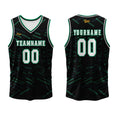 Custom Black Dark Green Basketball Jersey Uniform Suit Printed Your Logo Name Number enthsush