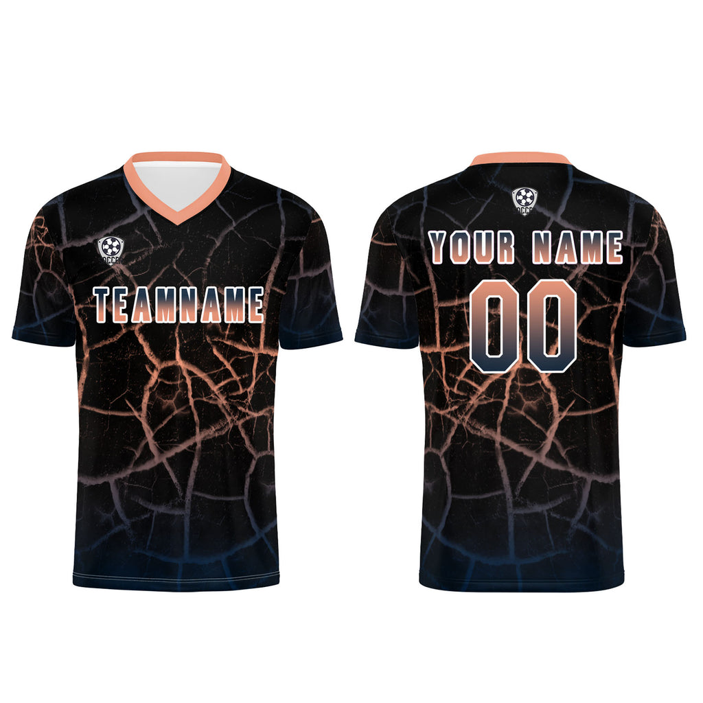 Custom Black Flesh Jerseys for Men Women Personalized Soccer Uniforms for Adult and Kid enthsush