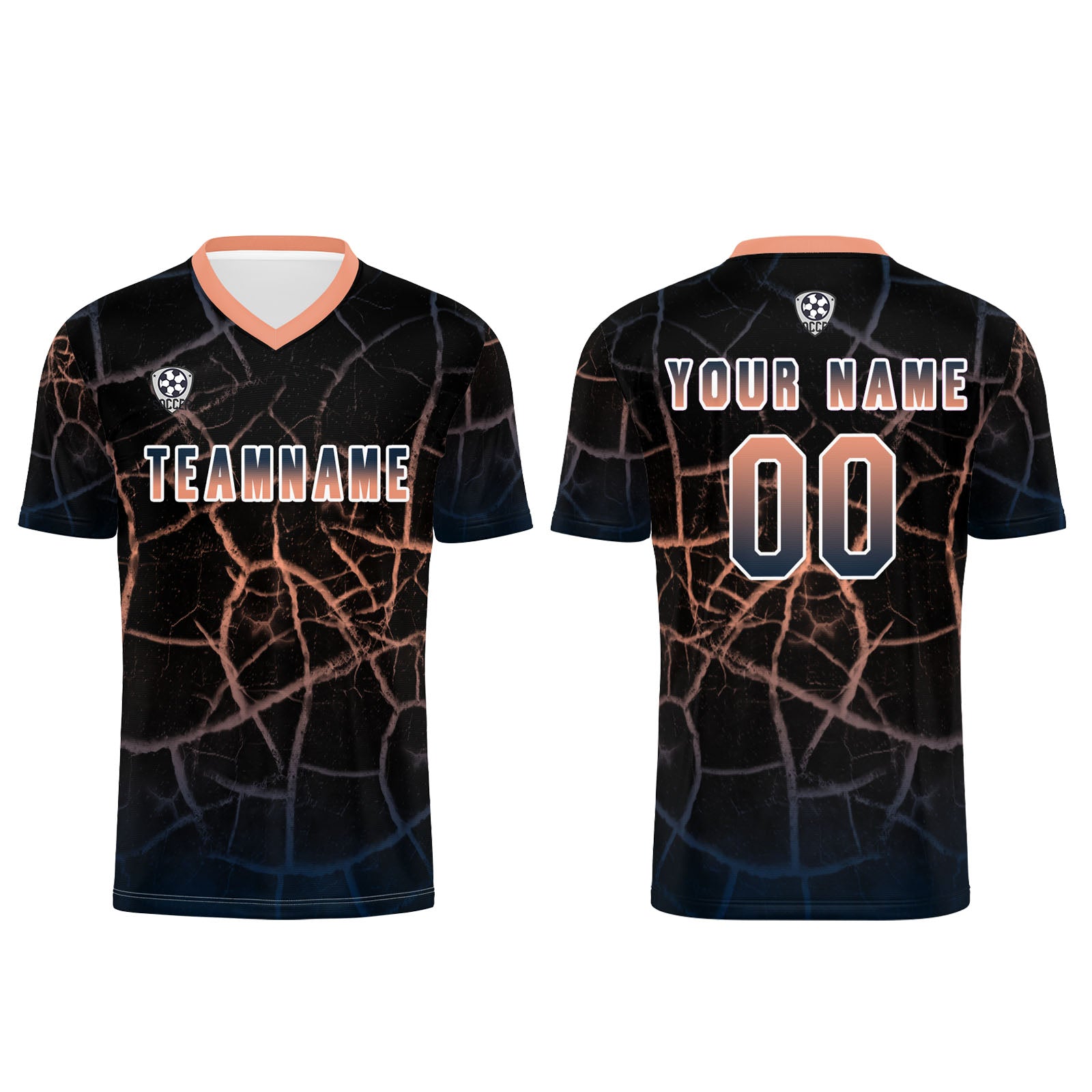 Custom Black Flesh Jerseys for Men Women Personalized Soccer Uniforms for Adult and Kid enthsush