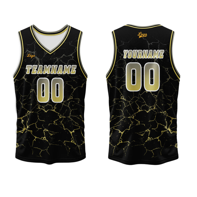 Custom Yellow Basketball Jersey Uniform Suit Printed Your Logo Name Number