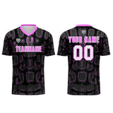 Custom Black Rose Red Jerseys for Men Women Personalized Soccer Uniforms for Adult and Kid