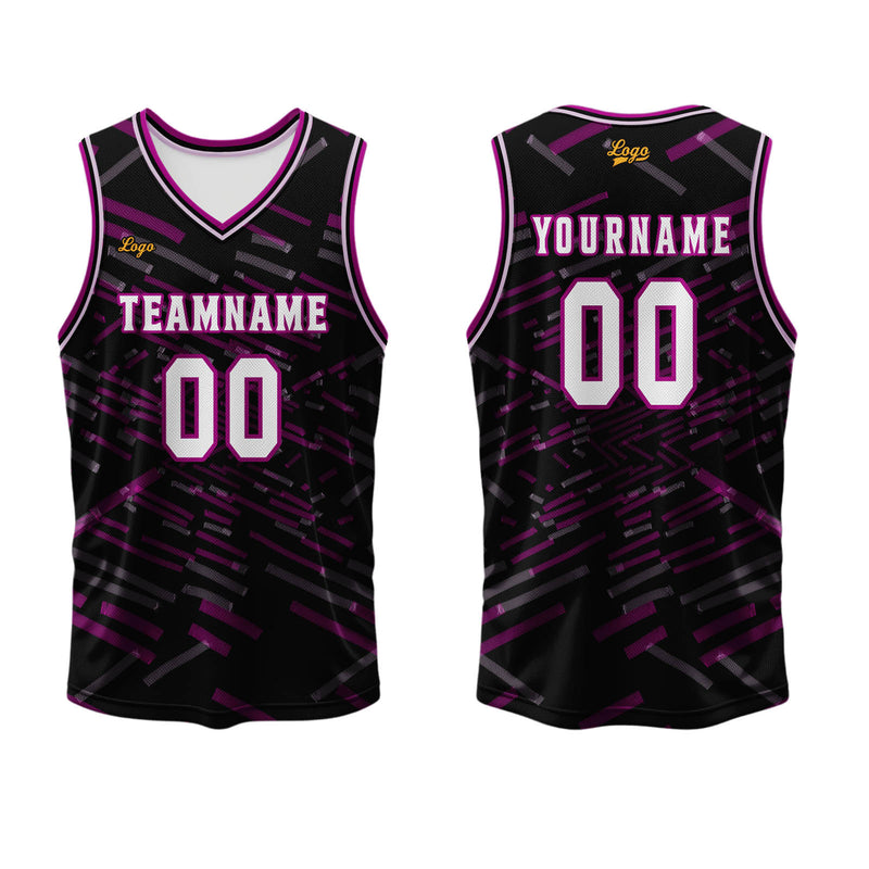 Custom Rose Red Basketball Jersey Uniform Suit Printed Your Logo Name Number