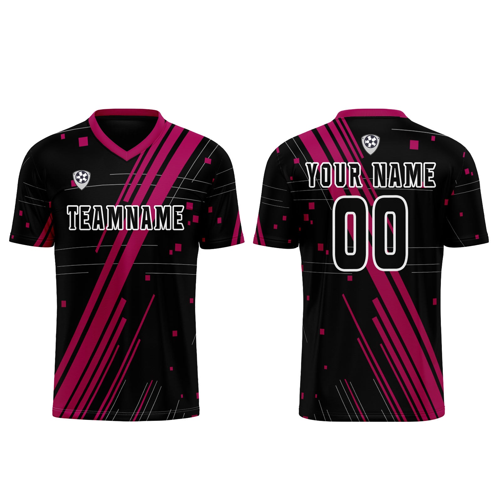 Custom Black Rose Red Jerseys for Men Women Personalized Soccer Uniforms for Adult and Kid enthsush