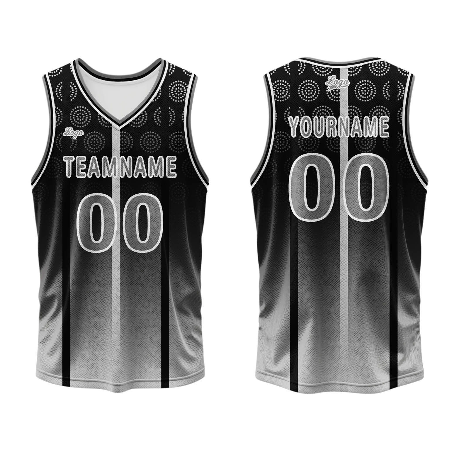 Custom Black Basketball Jersey Uniform Suit Printed Your Logo Name Number enthsush