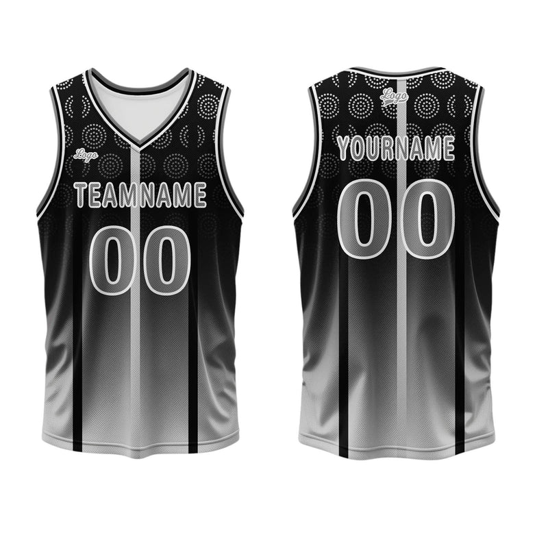 Custom Black Basketball Jersey Uniform Suit Printed Your Logo Name Number