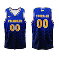 Custom Blue Orange Basketball Jersey Uniform Suit Printed Your Logo Name Number enthsush