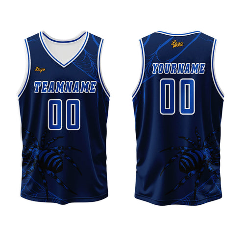 Custom Azure Basketball Jersey Uniform Suit Printed Your Logo Name Number enthsush
