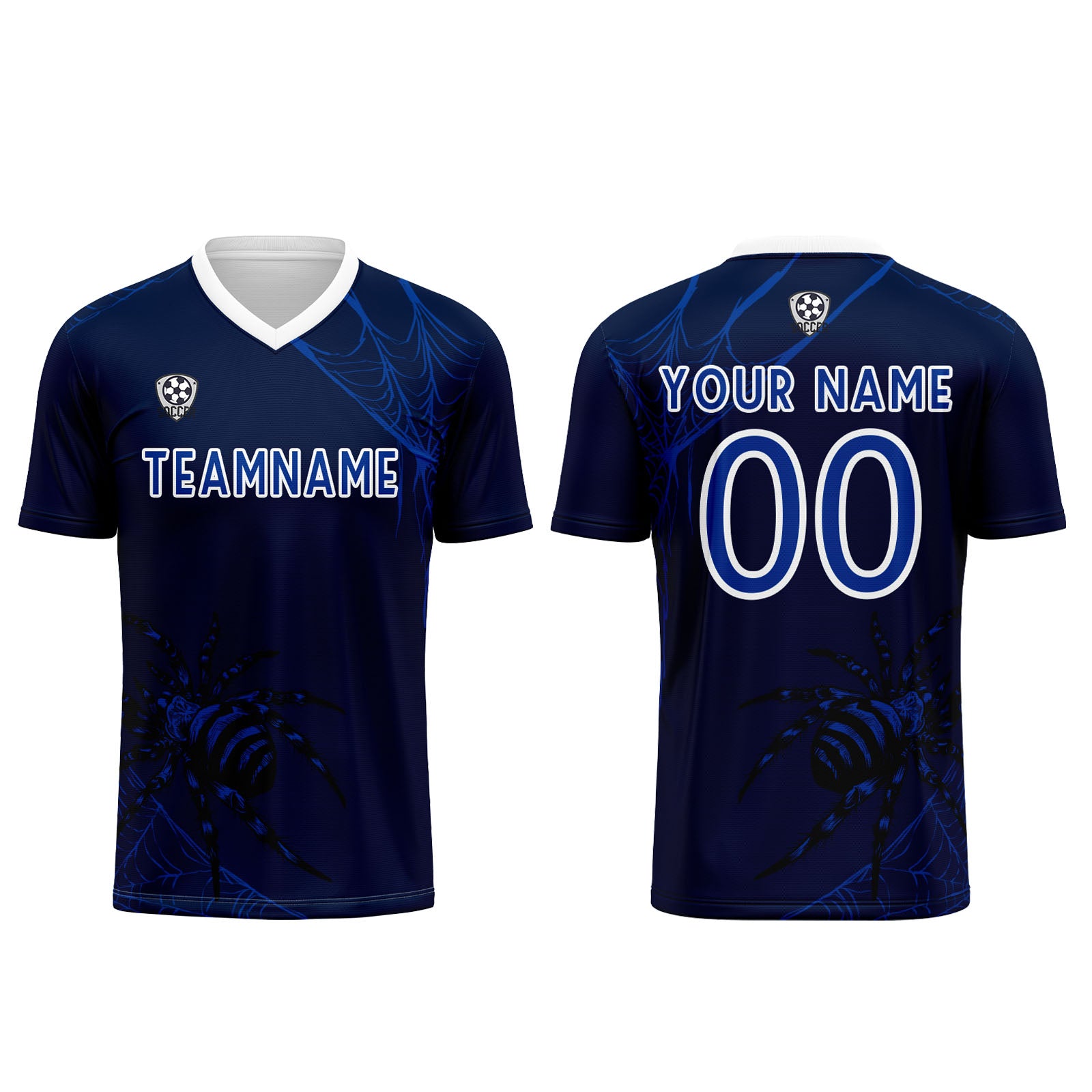 Custom Blue Jerseys for Men Women Personalized Soccer Uniforms for Adult and Kid enthsush