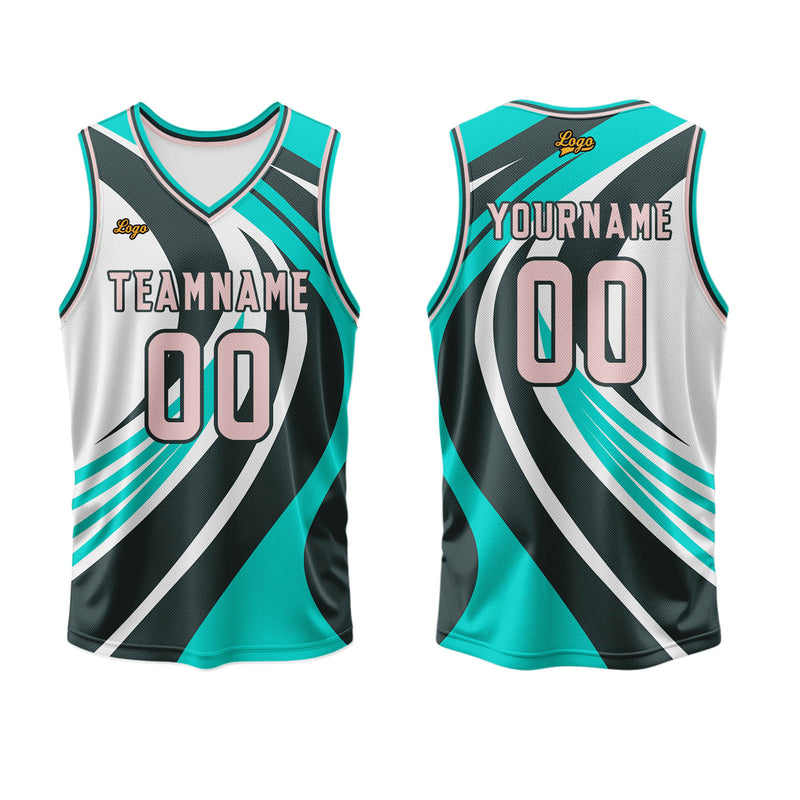 Custom Blue Powder Basketball Jersey Uniform Suit Printed Your Logo Name Number