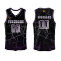 Custom Gray-violet Basketball Jersey Uniform Suit Printed Your Logo Name Number enthsush