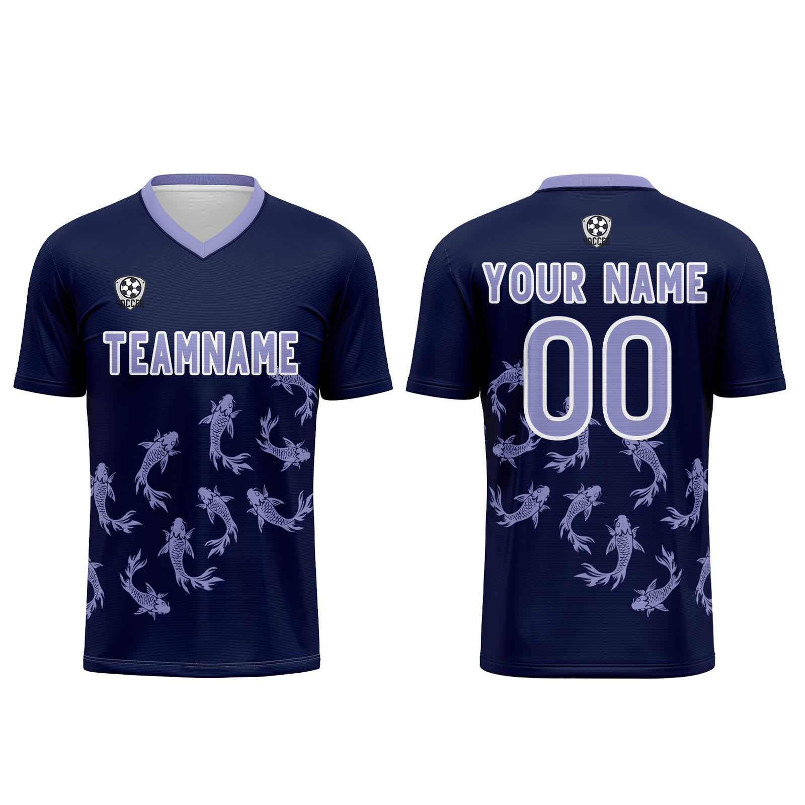 Custom Deep Purple Jerseys for Men Women Personalized Soccer Uniforms for Adult and Kid enthsush