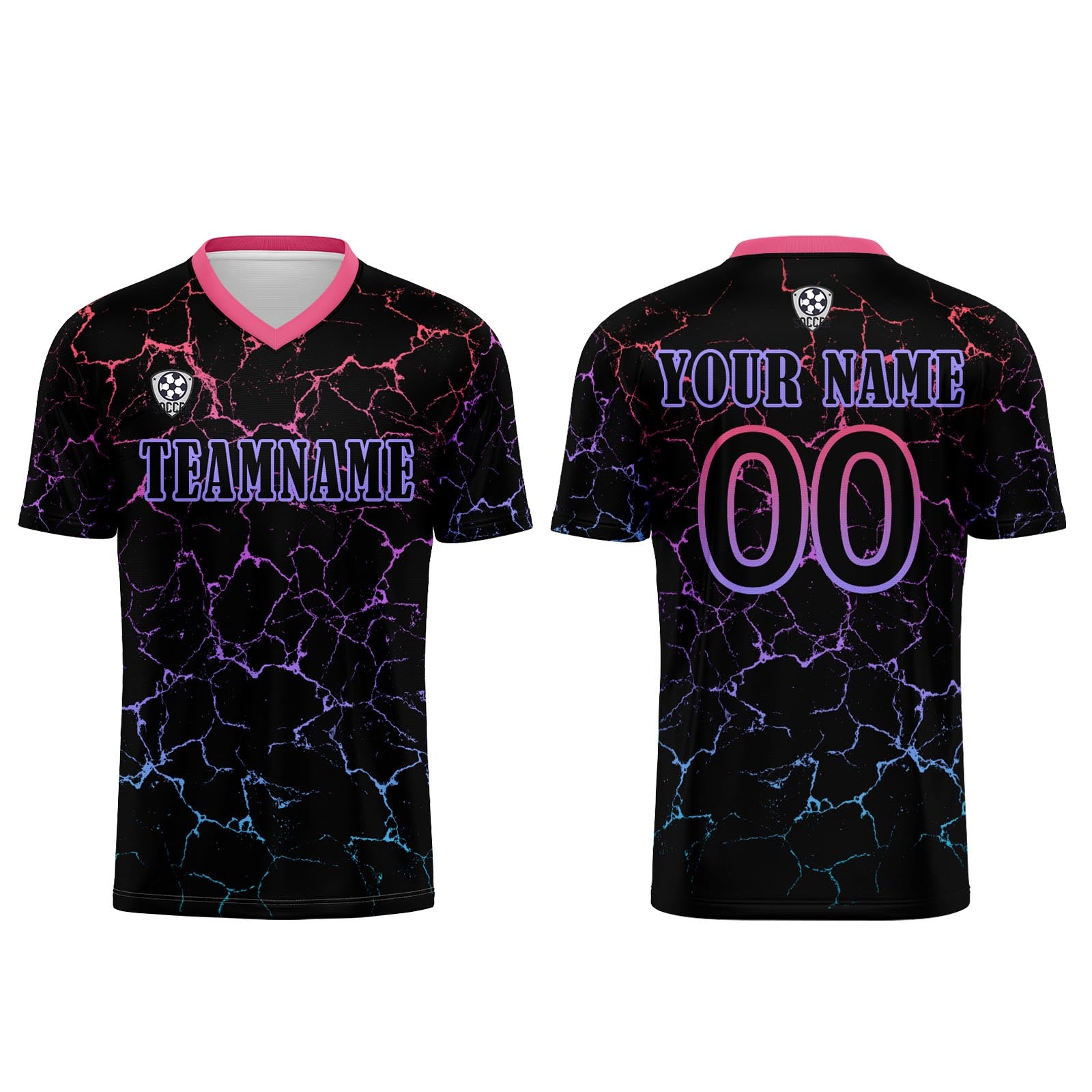 Custom Black Rose Red Jerseys for Men Women Personalized Soccer Uniforms for Adult and Kid enthsush