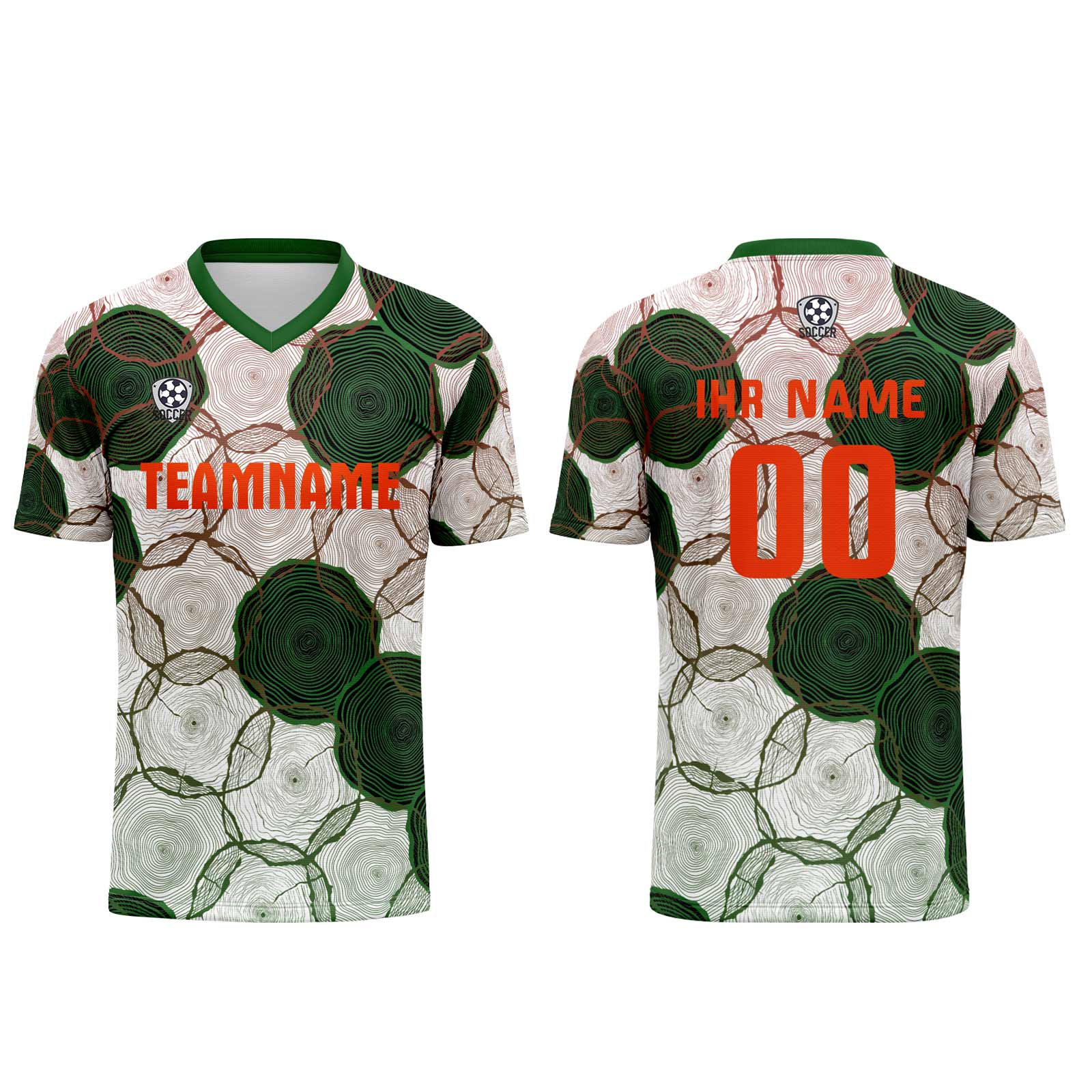 Custom Dark Green Red Jerseys for Men Women Personalized Soccer Uniforms for Adult and Kid enthsush