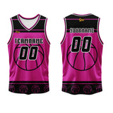 Custom White Rose Basketball Jersey Uniform Suit Printed Your Logo Name Number