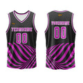 Custom Purple Basketball Jersey Uniform Suit Printed Your Logo Name Number enthsush