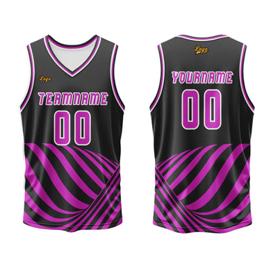 Custom Purple Basketball Jersey Uniform Suit Printed Your Logo Name Number enthsush